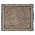 Hyrule Map, Breath of the Wild, Heirloom Woven Throw Blanket