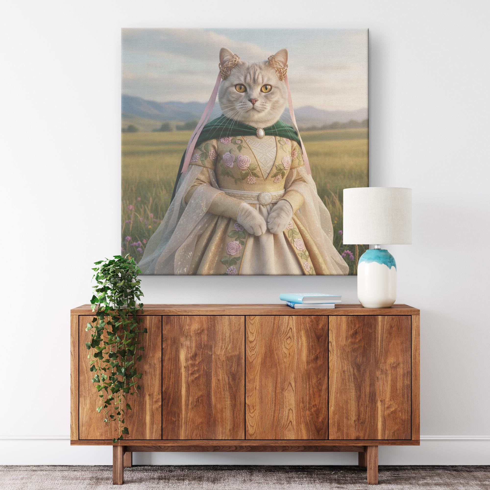 Custom Padme Star Wars Pet Portrait
