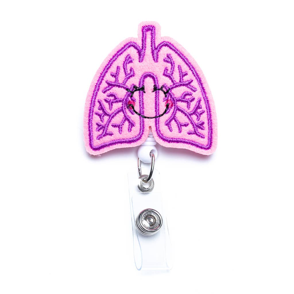 Lung 360-Degree Rotating Retractable Reel Clip Badge Holder