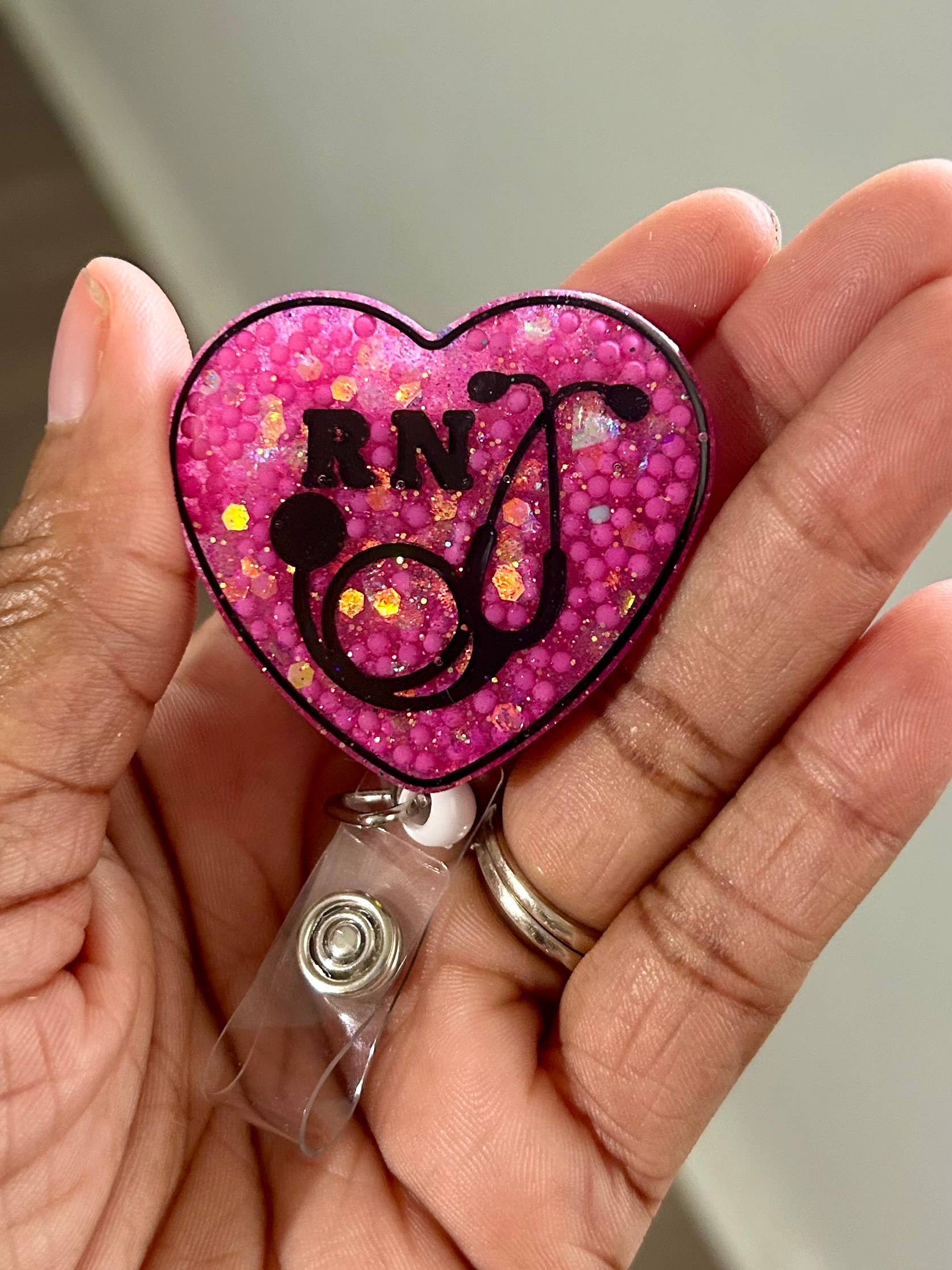 ID Badge Reels, Nurse, Medical,Office, Teacher,Tech,VARIETY: RN
