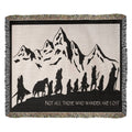 LOTR Not All Who Wander Are Lost, Woven Blanket