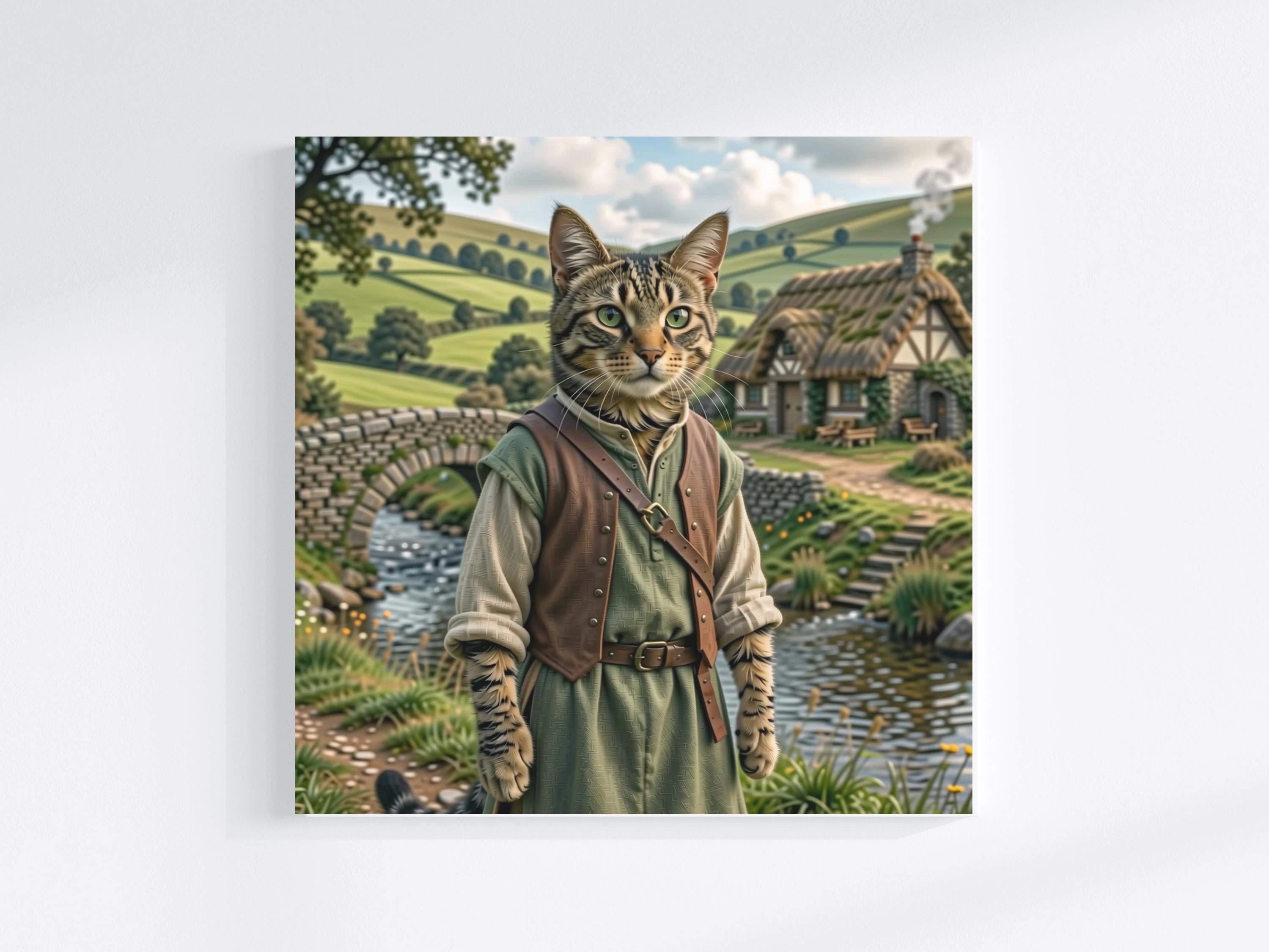 Adventurer Pet Portrait, Movie Replica Fan Art