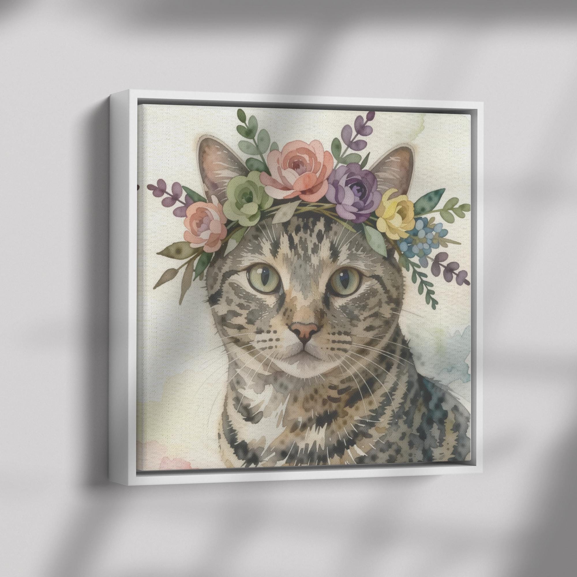 Flower Crown Mother's Day Pet Portrait
