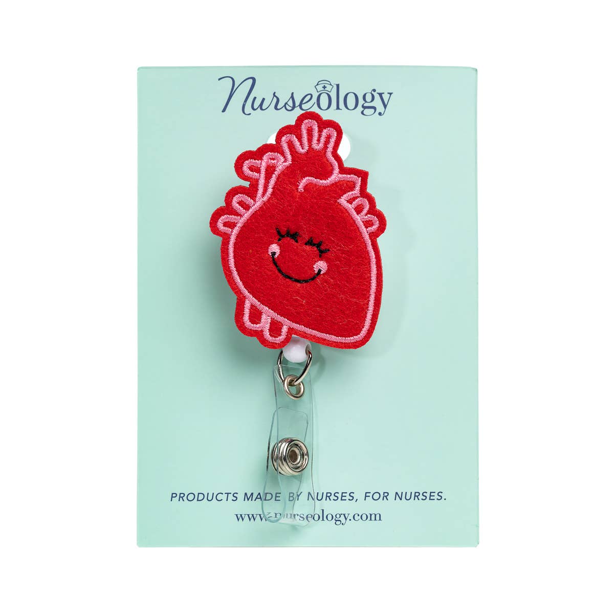 Anatomical Heart | Nurse Badge Reel Holder