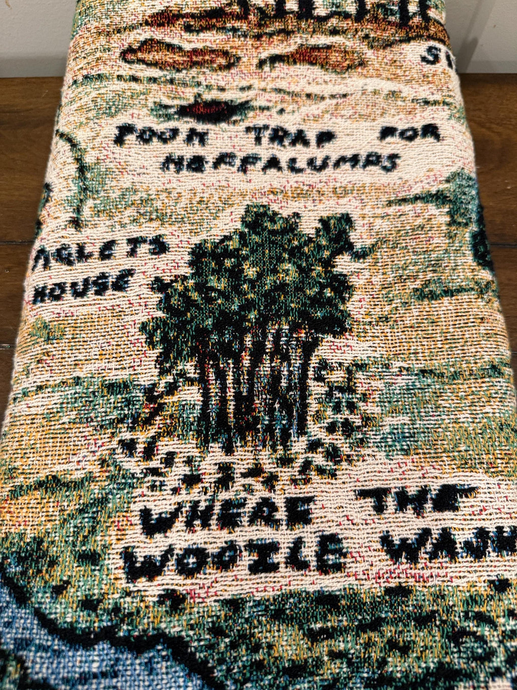Hundred Acre Woods Throw Blanket, Pooh Bear Lovers Gift