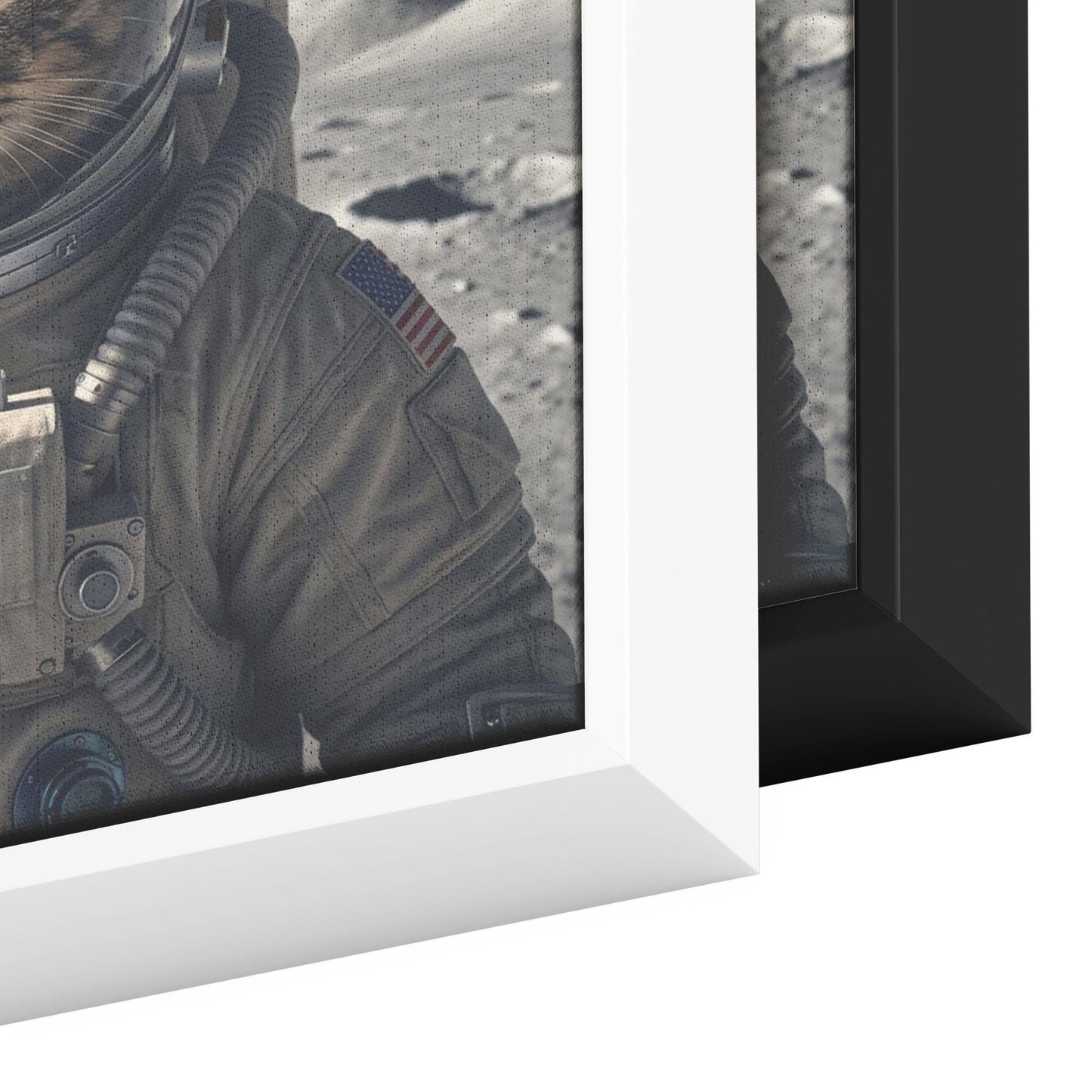 Astronaut Pet Portrait, Custom Space Explorer Art